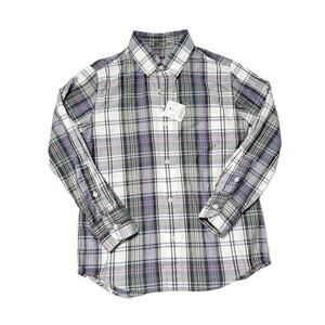 NWT Crewcuts Plaid Button Up Shirt Size 6/7